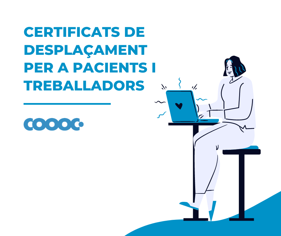 Models de certificació de desplaçaments per a pacients i professionals
